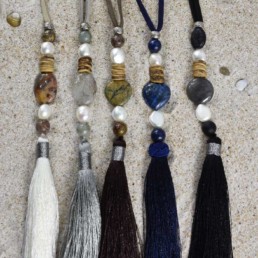 Proud Pearls new collection Bohemian necklaces Tassels & Gems