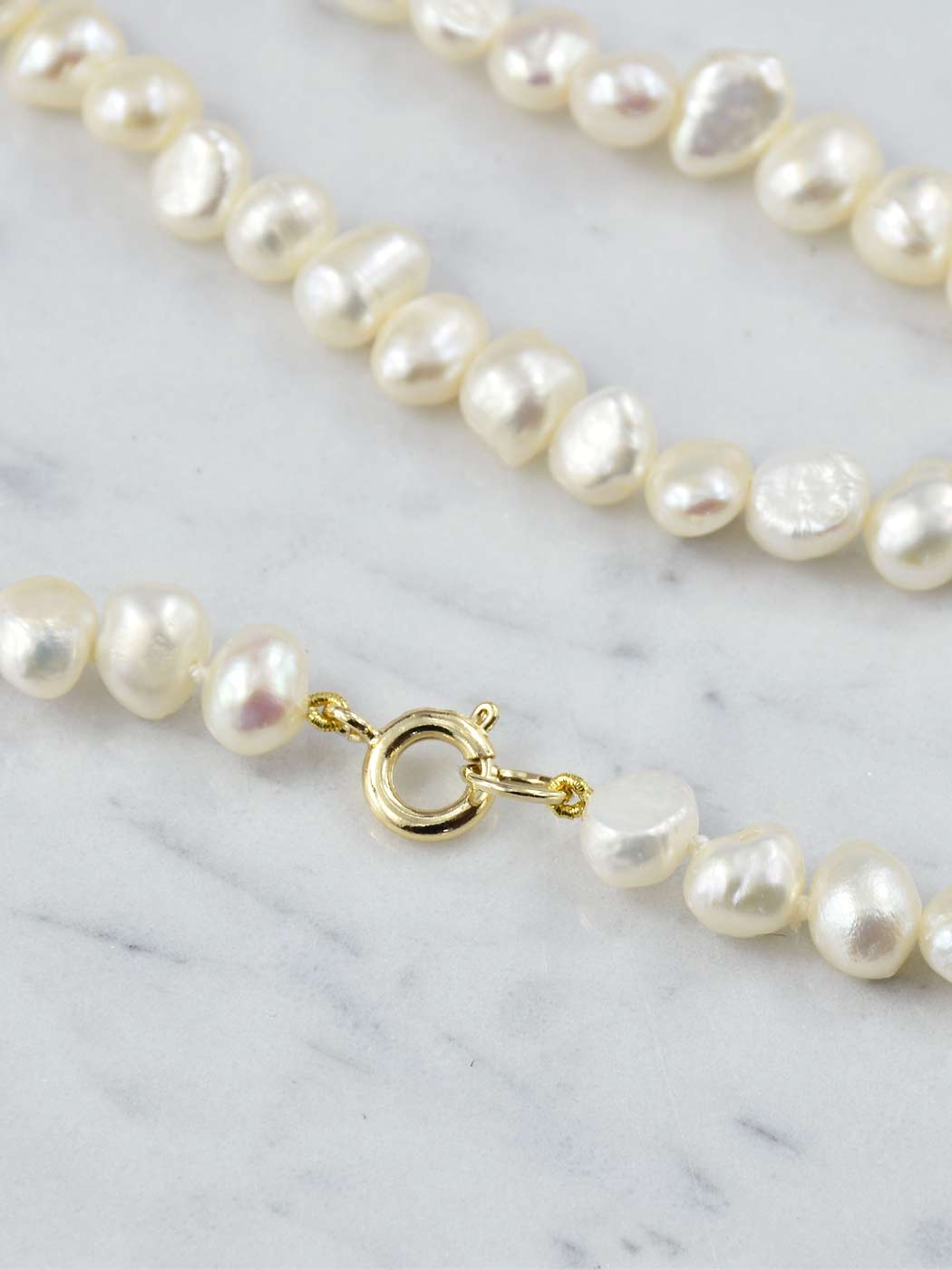 small baroque pearl necklace