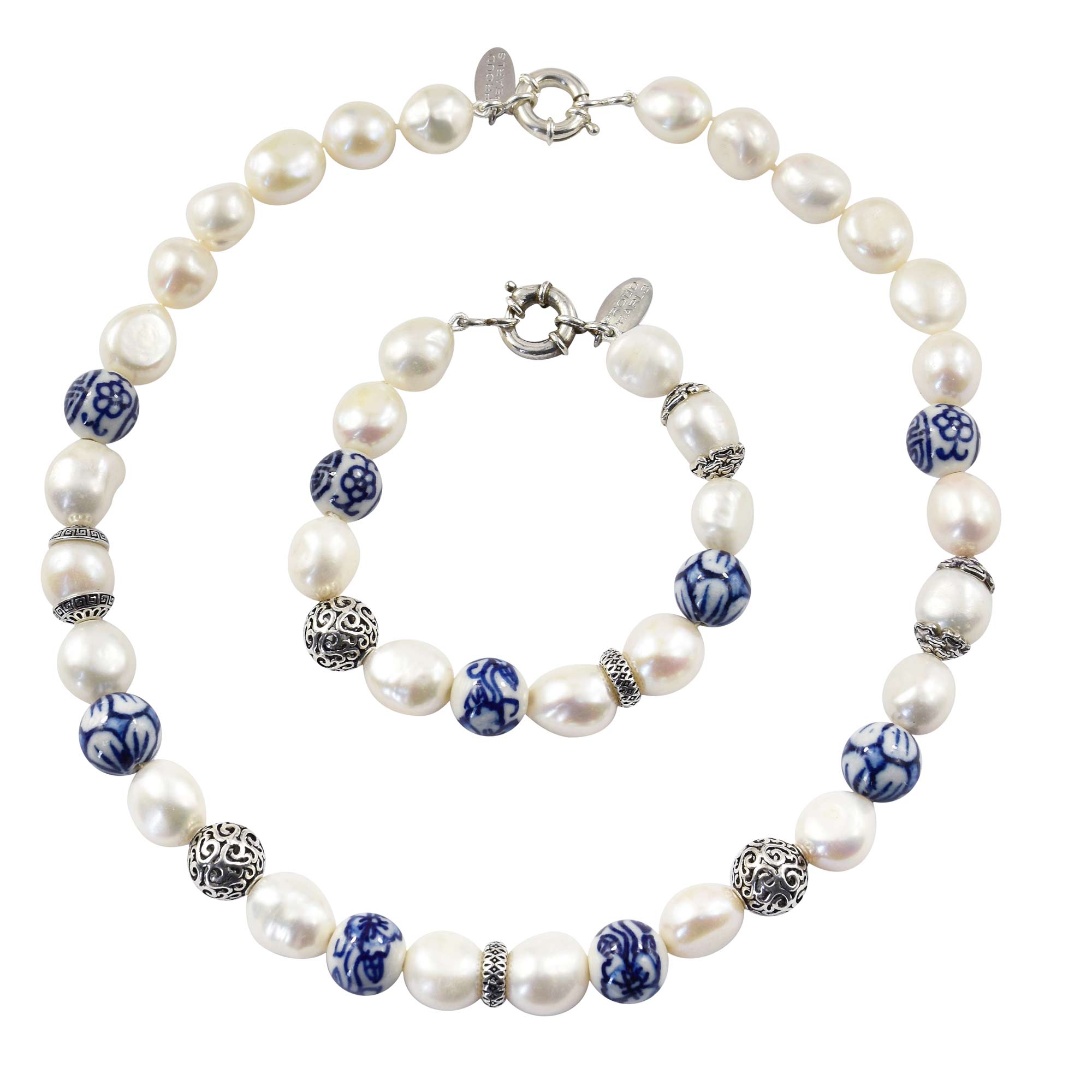 large baroque pearls necklace