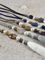 Proud Pearls new collection Bohemian necklaces Tassels & Gems