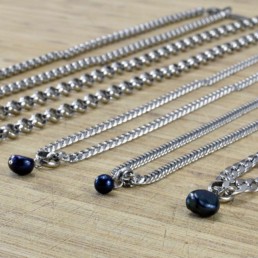 Proud Pearls new collection Black Pearls stainless steel necklaces & bracelets