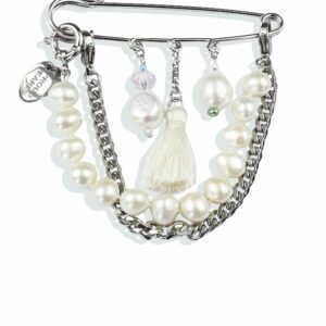 Pearl Pin White Tassel