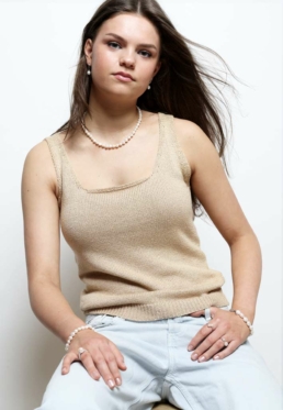 Proud Pearls handgeknoopte barok parelketting met unieke zoetwaterparels